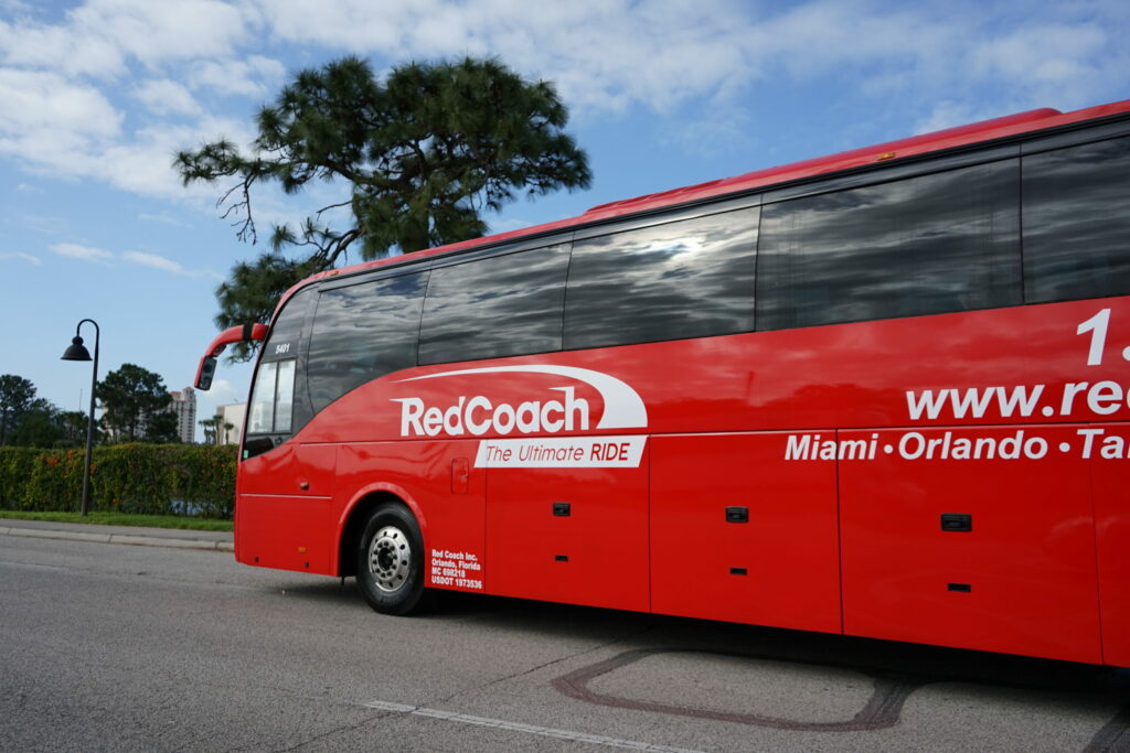 Experience Comfort: Red Coach from Tallahassee to Miami